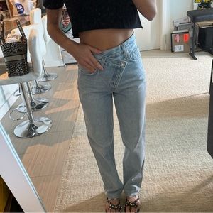 AGOLDE CRISS CROSS UPSIZED SUBURBIA JEAN